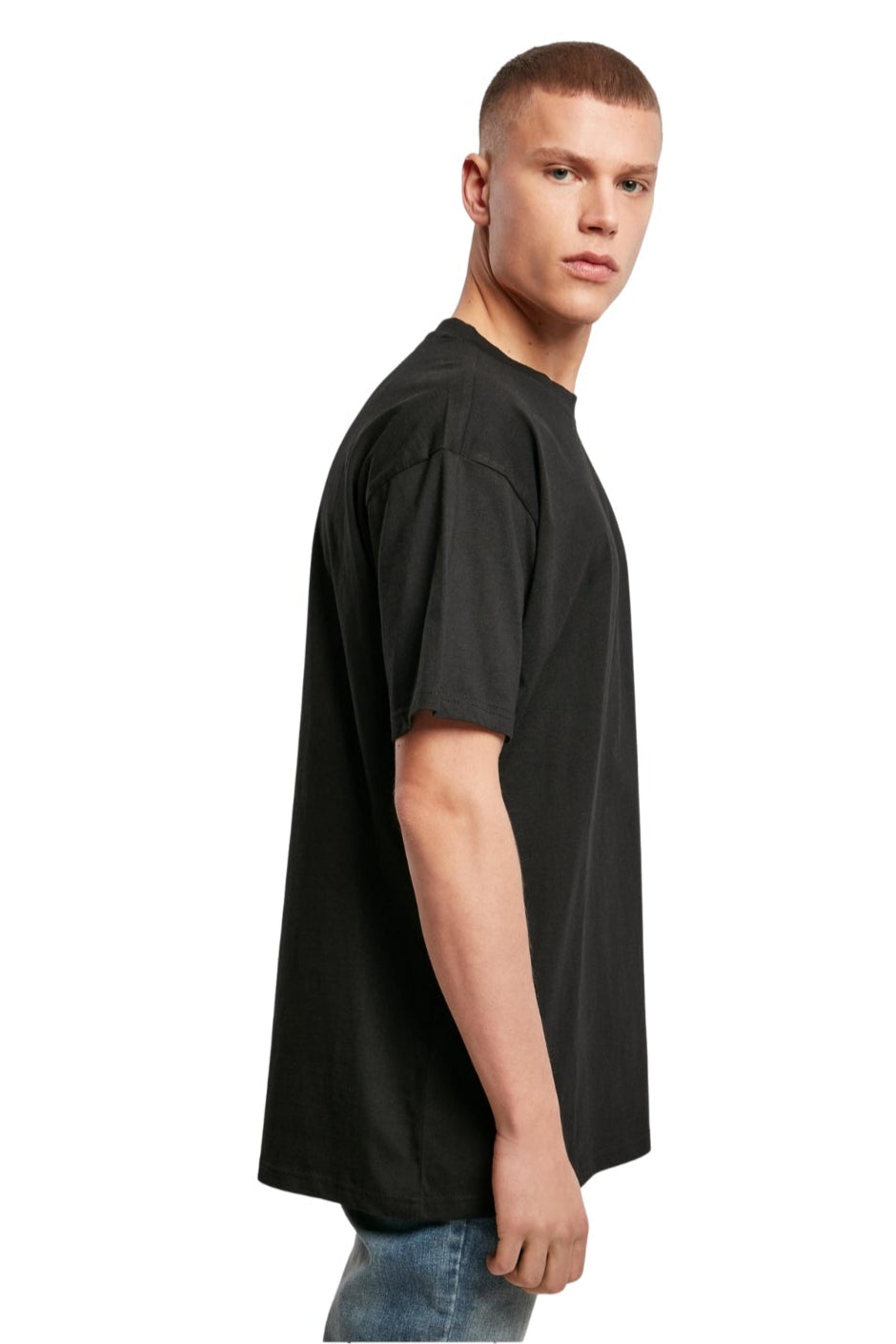 Zwaar Oversized T -shirt - zwart