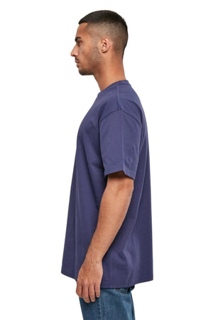 Zwaar Oversized T -shirt - lichte marine