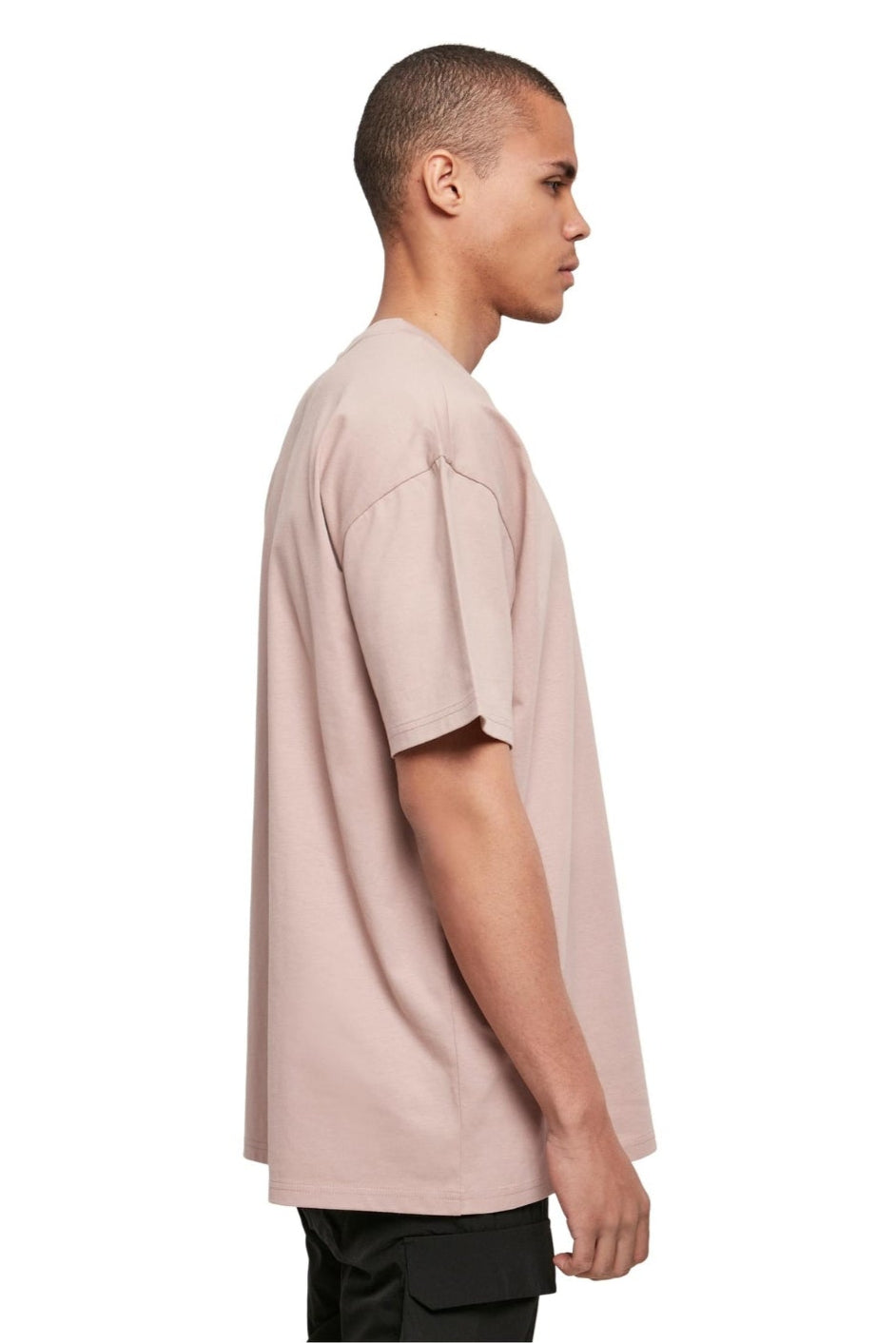 Zwaar Oversized T -shirt - schemering Rose