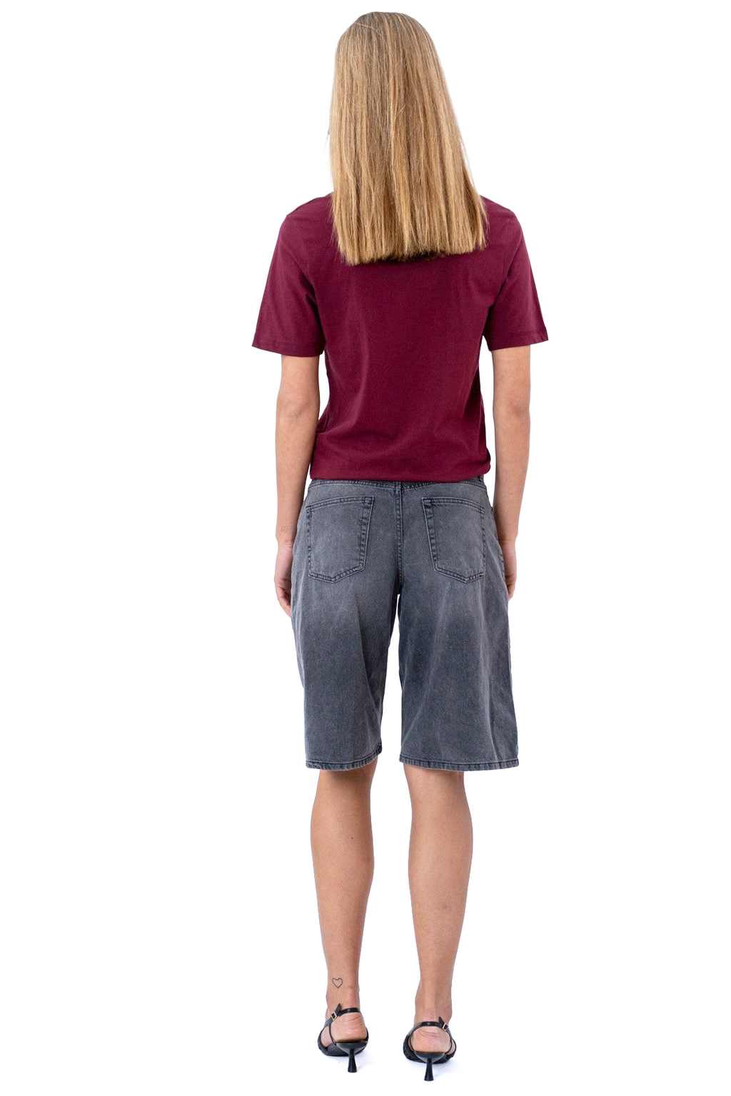 Vriendje tee - bordeauxrood rood