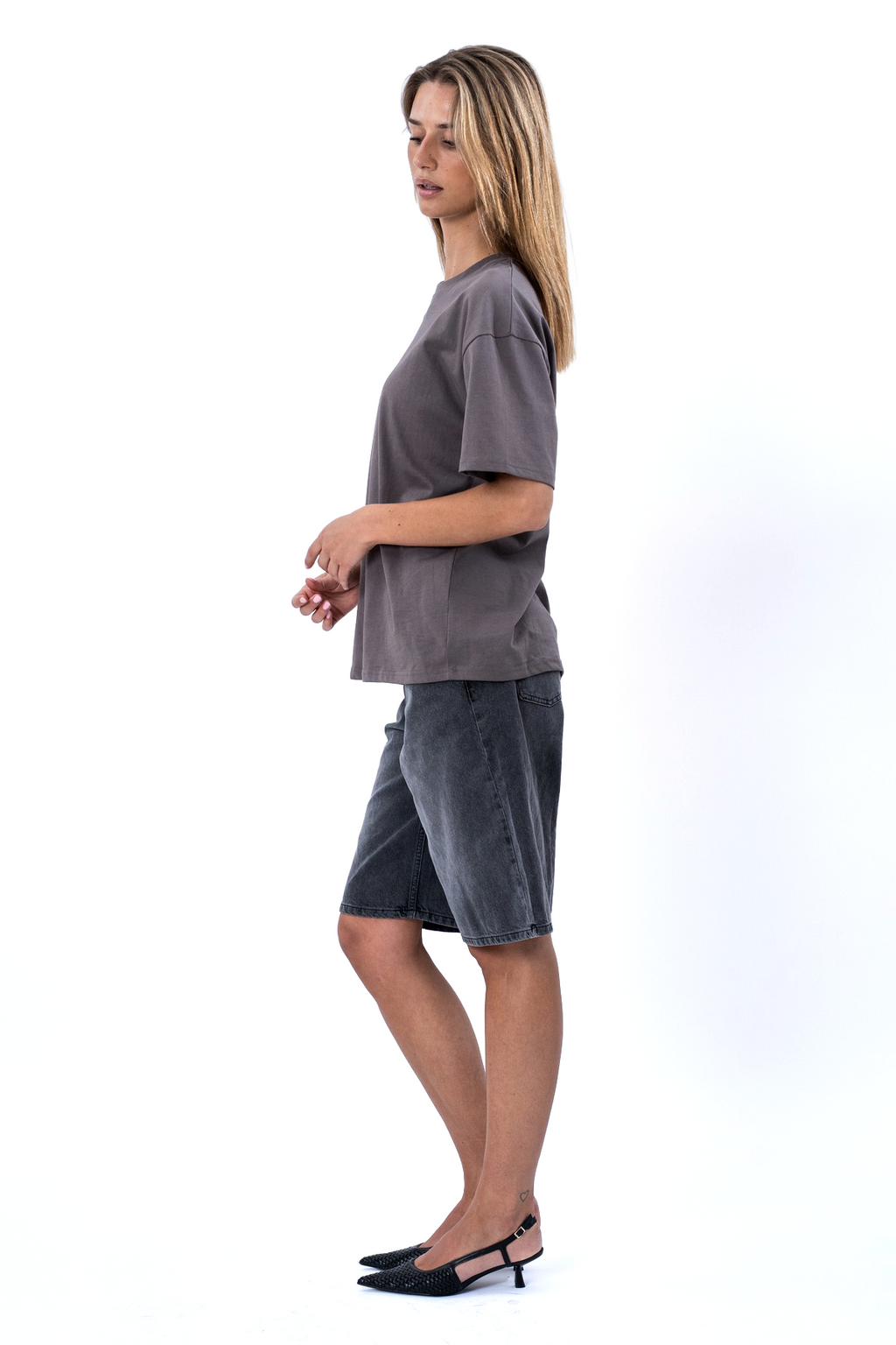 Zwaar Boxfit T-shirt - Donkergrijs