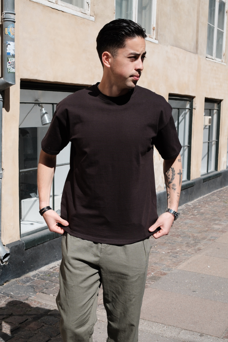 Boxy T-shirt - Zwart
