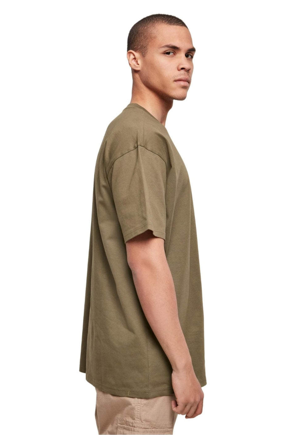Zwaar Oversized T -shirt - Olive