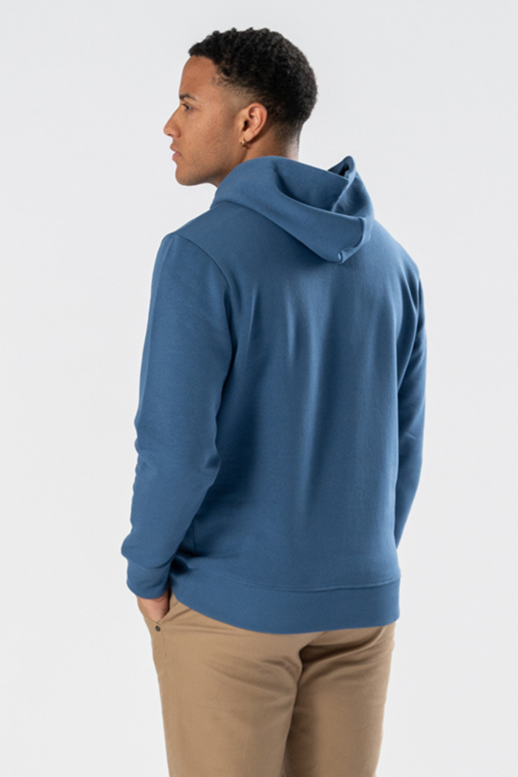 Sweatshirt Hoodie - Stoffig Blauw