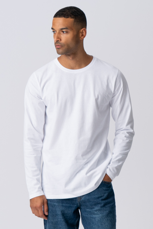 Basic Long-sleeved T-shirt - White