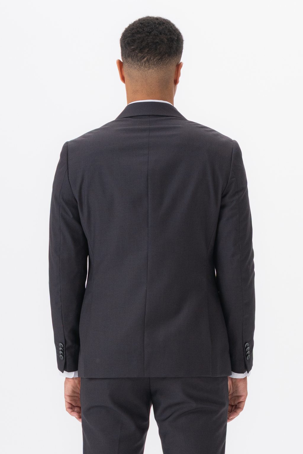 Premium Double-breasted Blazer - Grey-brown