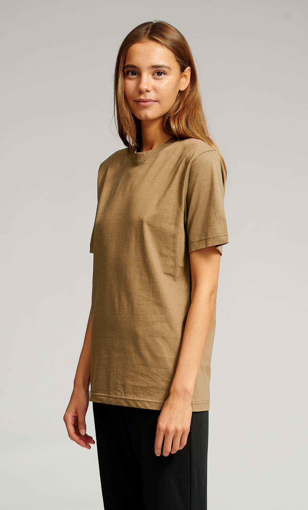 Oversized t -shirt - kaki