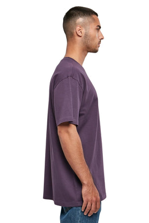 Zwaar Oversized T -shirt - paarse nacht