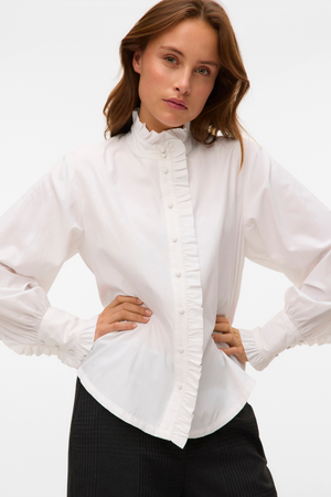 Fanni Ruffel Top - Sneeuwwitje