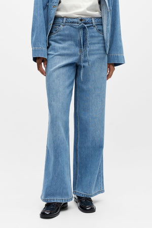 Rosie Wide Jeans - Lichtblauw denim