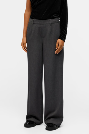 Lisa Wide Pant - Medium Gray Melange