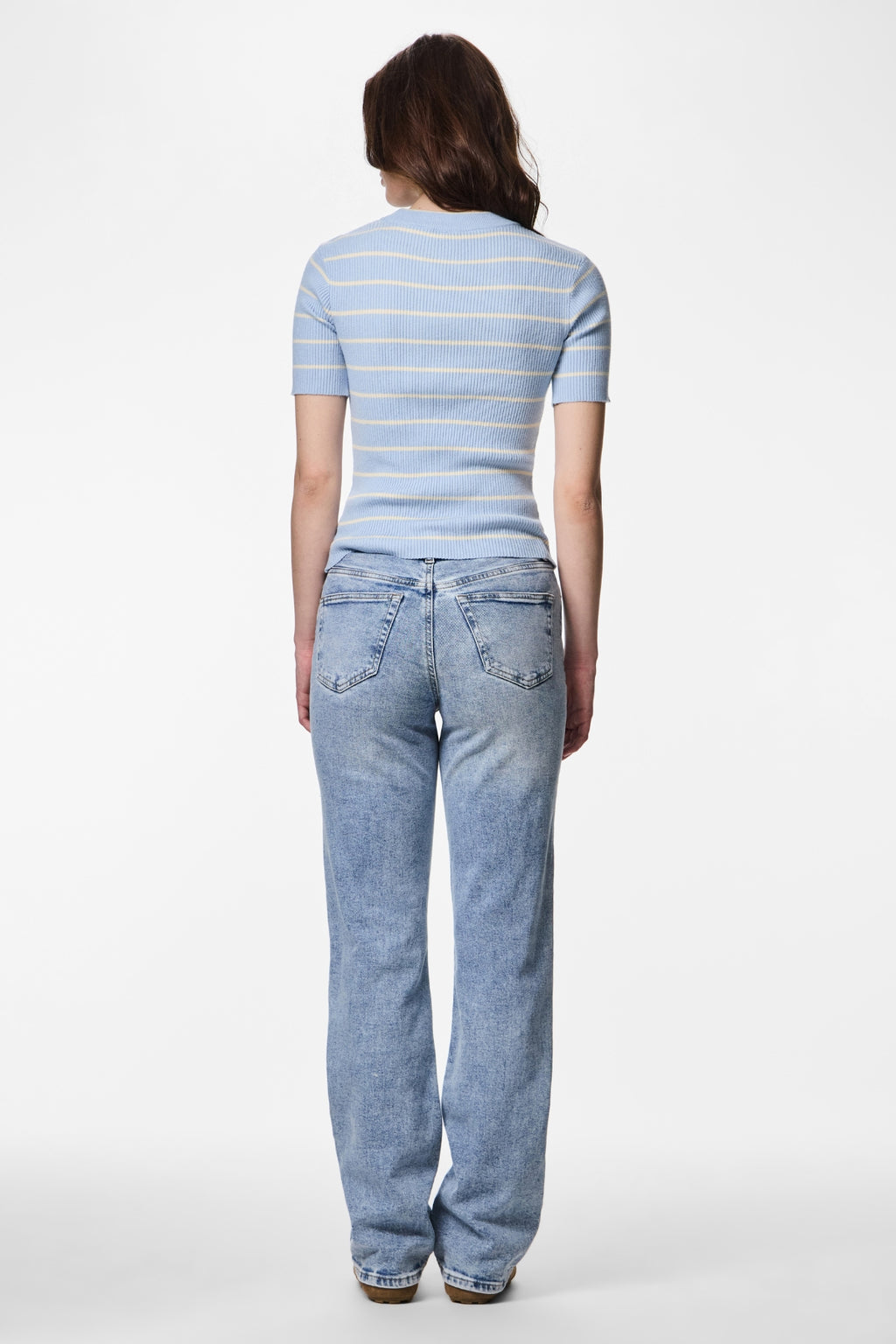 Mira O-Neck Knit - Cashmere Blue Birch