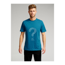 Biologisch Basic T -shirt - benzine blauw