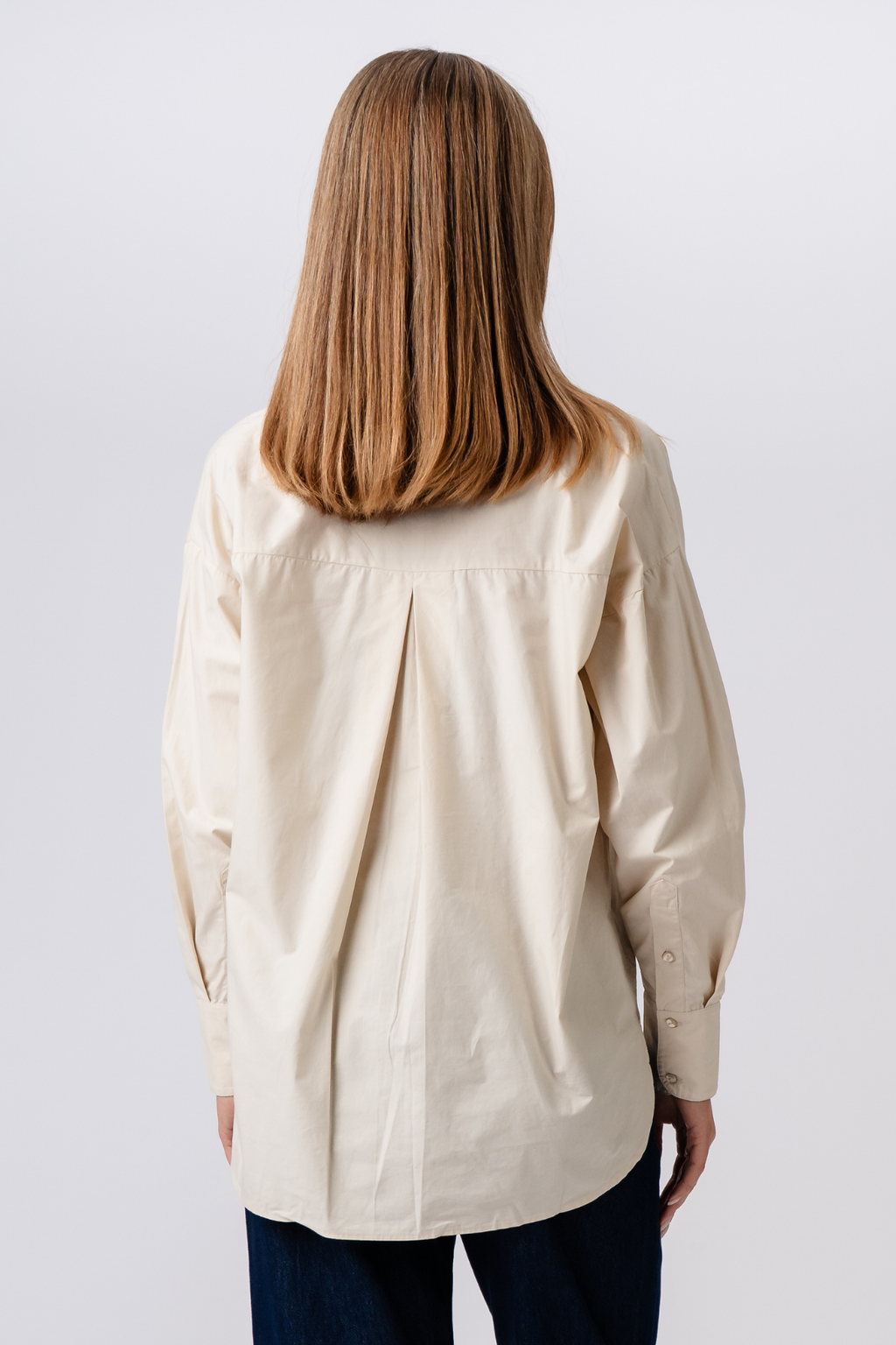 Ontspannen shirt - beige