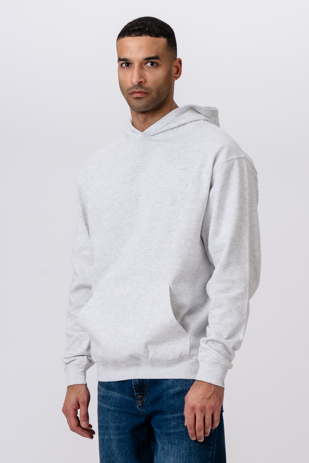 Hoodie zonder trekkoord - Ash Gray