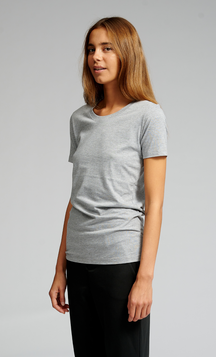 Gemonteerd T -shirt - Oxford Gray