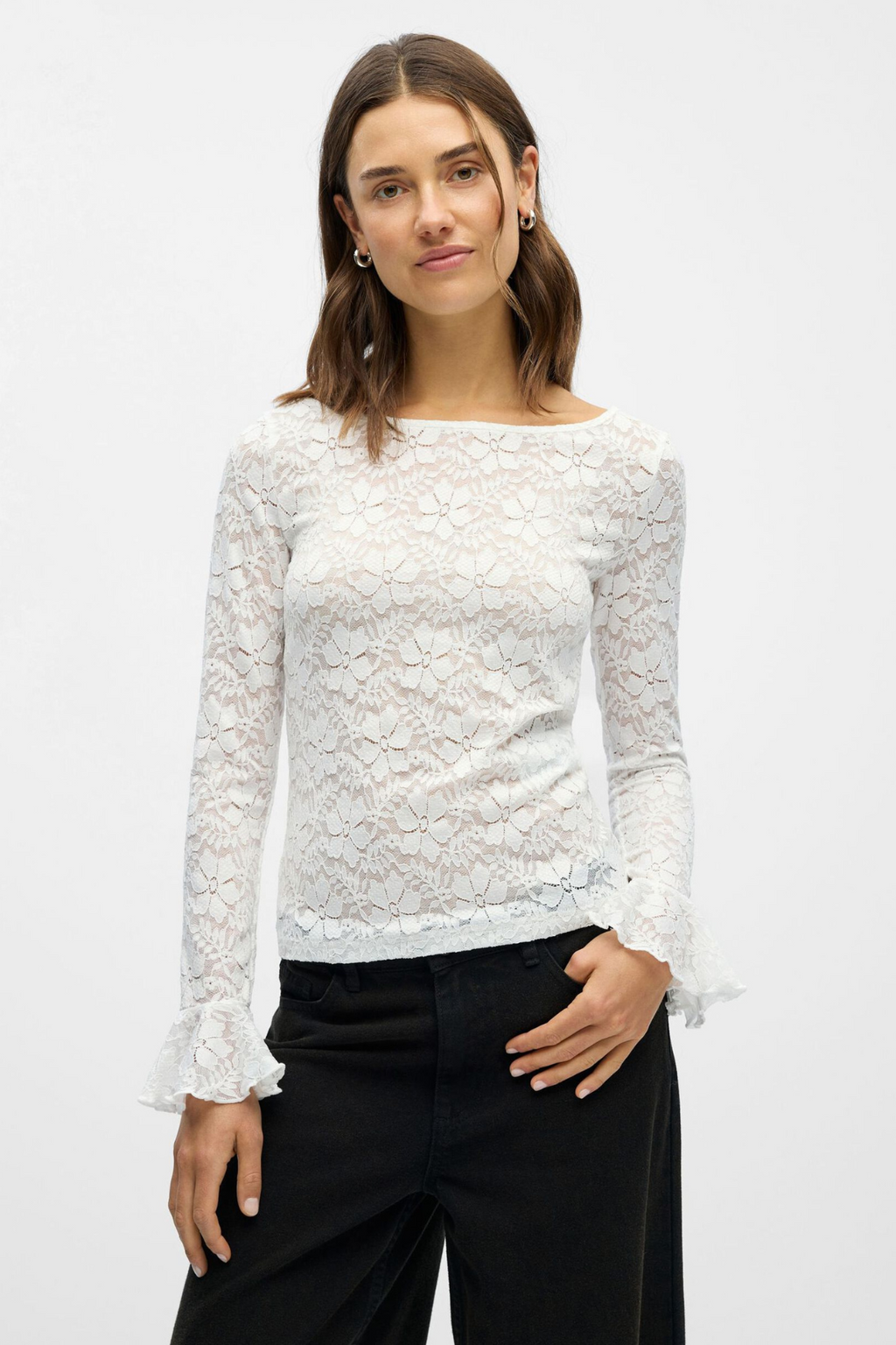 Ines SLI Top - Cloud Dancer