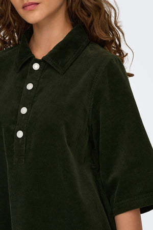 Nessa Cord Dress - Rosin