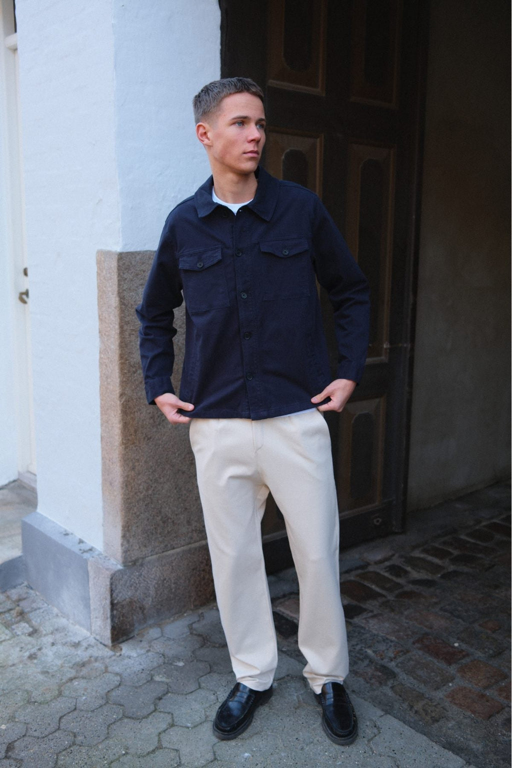 Performance Pants Wide - Beige