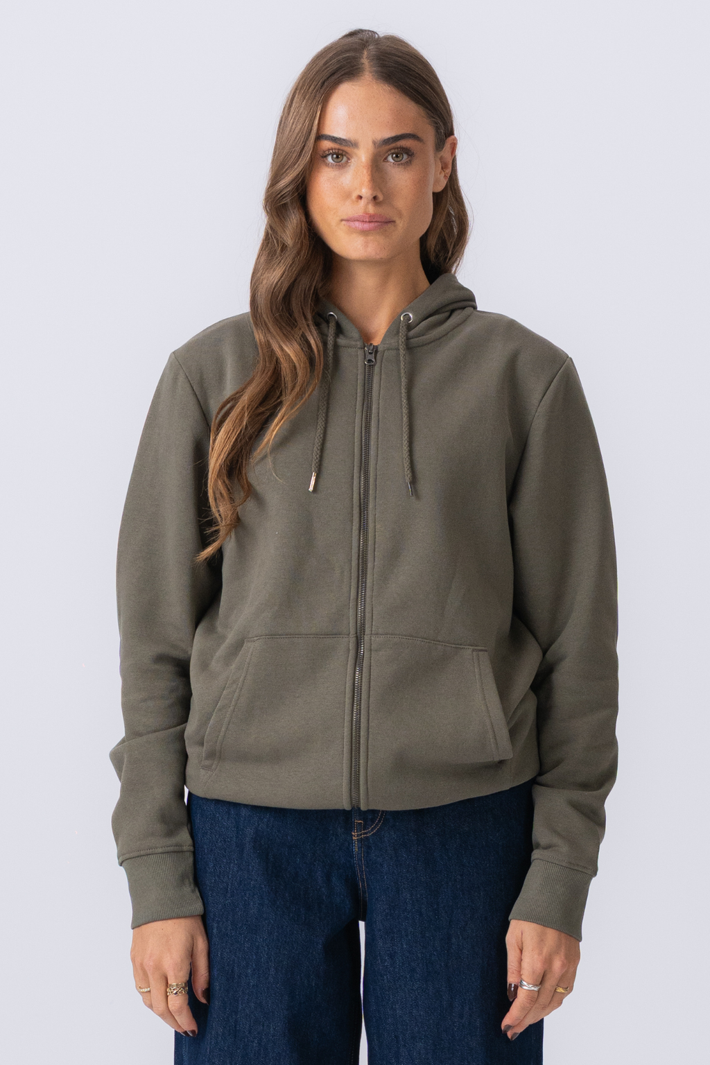 Zip Hoodie - Green