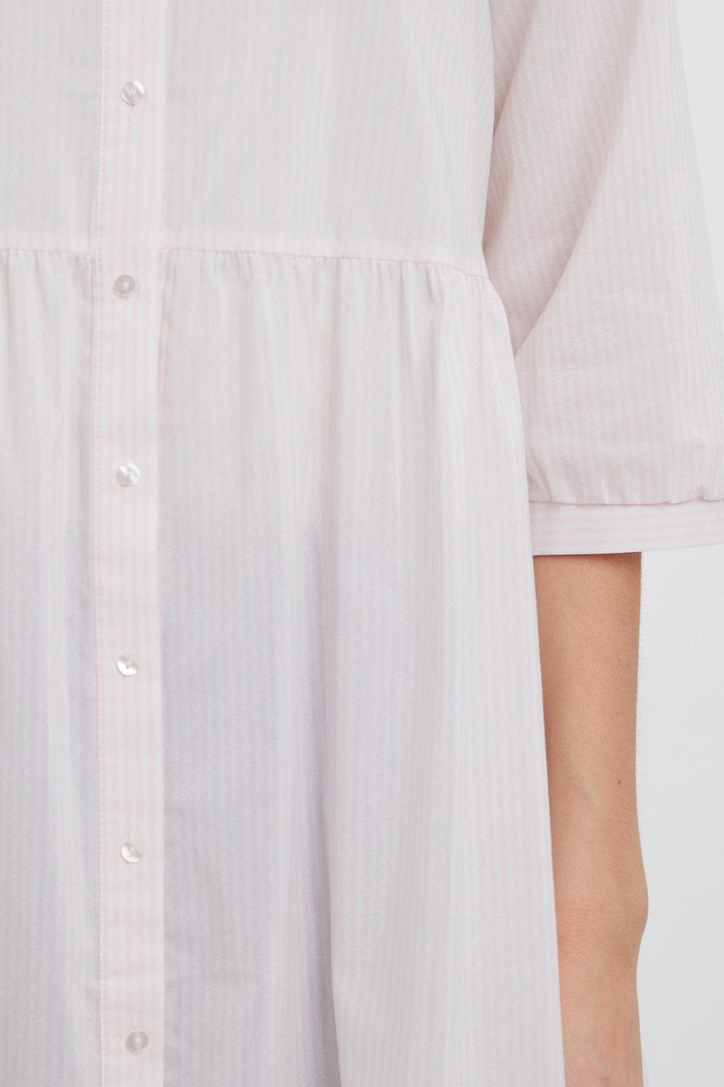 Sisi 3/4 jurk - parfait roze