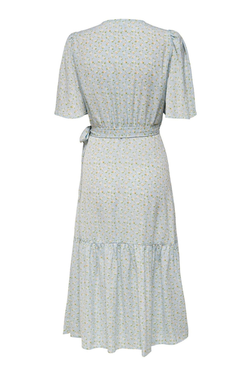 Dina 2/4 ingepakte jurk - blauw