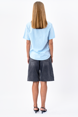 Shirt met korte mouwen - lichtblauw