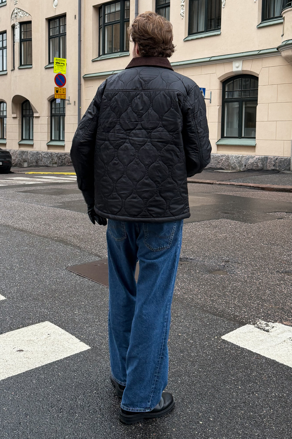 Quilted Jacket - Black