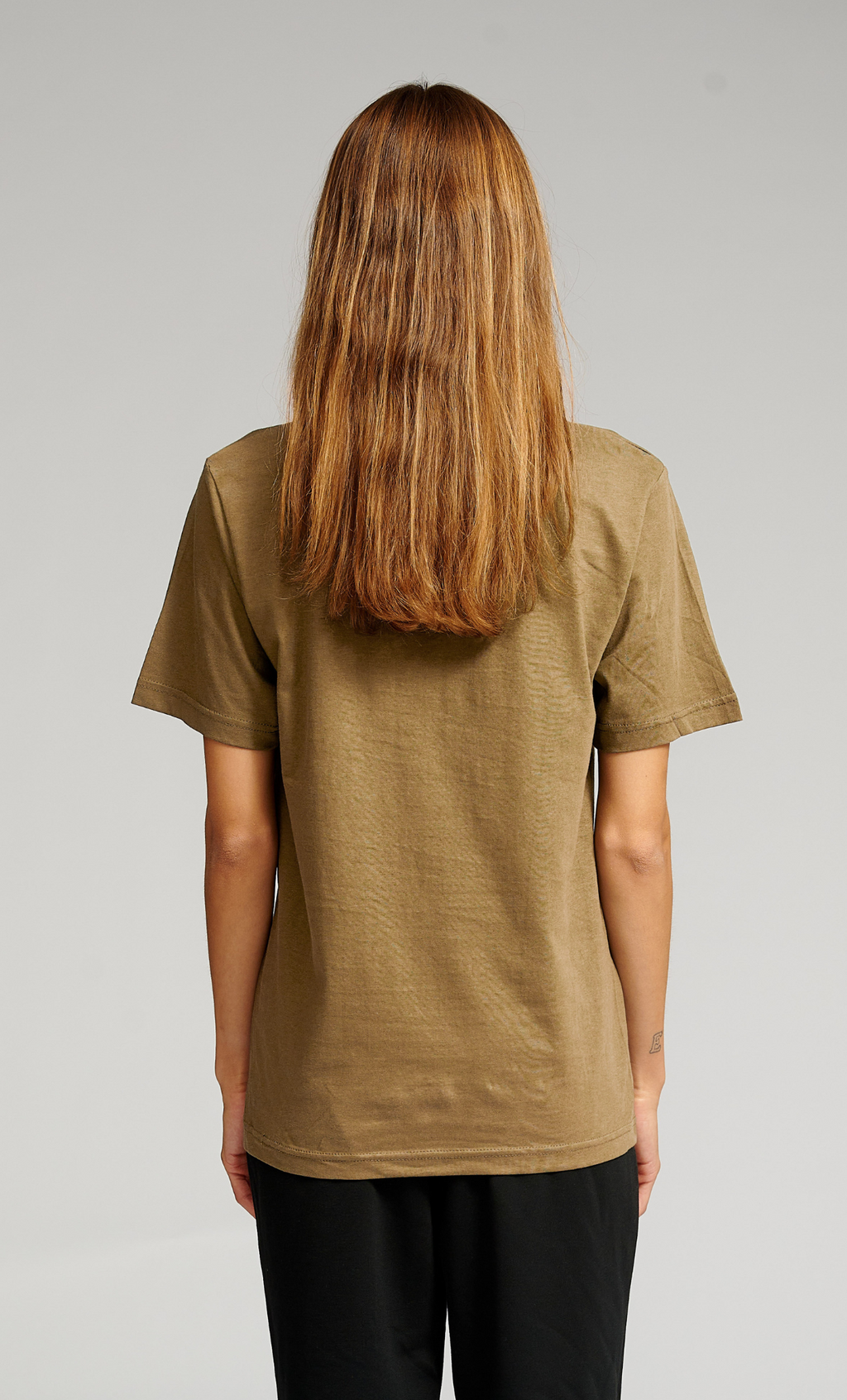 Oversized t -shirt - kaki