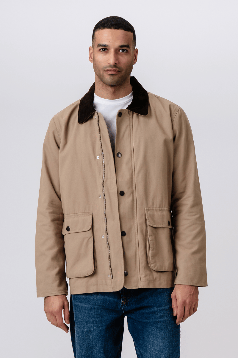 Twill -jas - donker zand