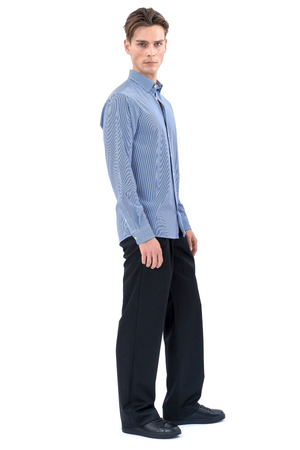 The Original Premium Performance Overhemd - Wit/Marineblauw