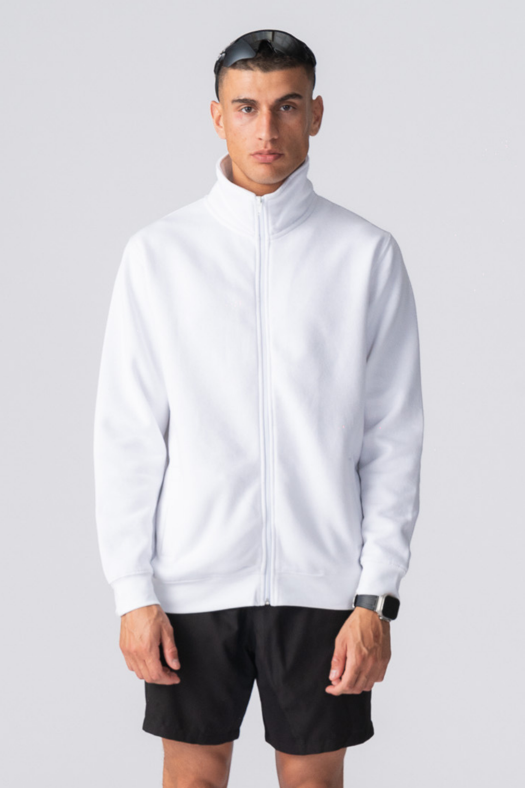 Ulan Sweat Zip Jacket - Wit