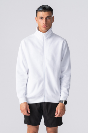 Ulan Sweat Zip Jacket - Wit