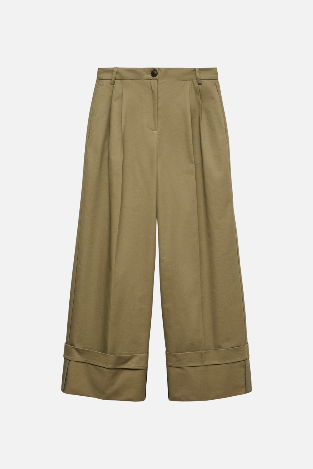Kora Wide Fold Up Pants - Mermaid