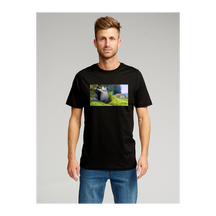 Biologisch Basic T -shirt - zwart