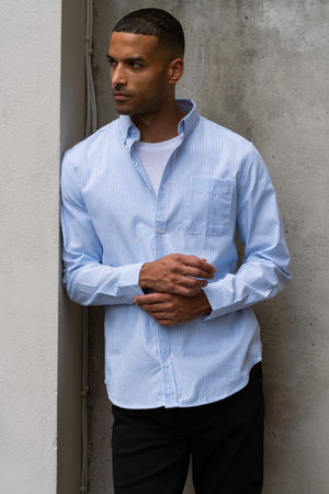 The Original Performance Oxford Shirt - Light Blue/White