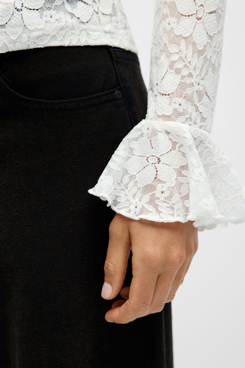 Ines SLI Top - Cloud Dancer