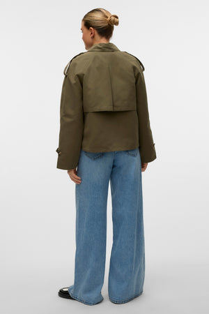 Chloe korte trenchcoat - Kalamata