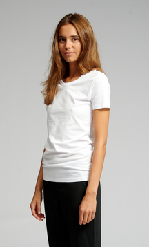 Fitted T-shirt - White