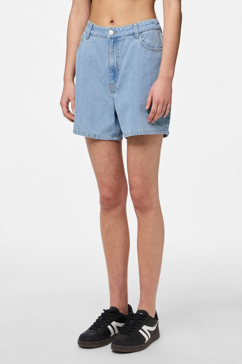 ABBI Shorts - Lichtblauwe denim