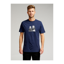 Biologisch Basic T -shirt - marine