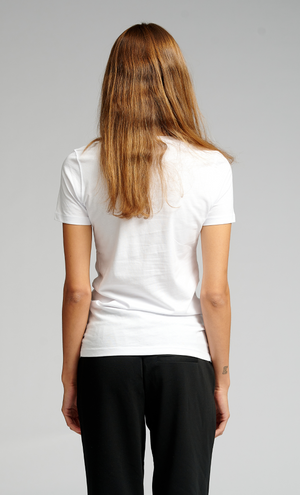 Fitted T-shirt - White