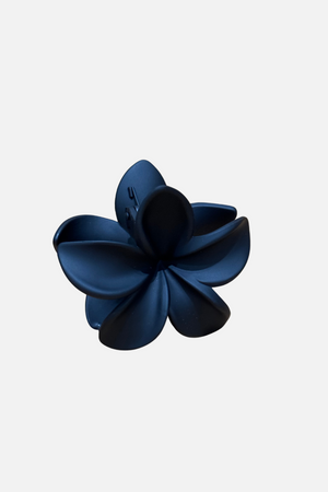 Flower Hair Clip - Zwart
