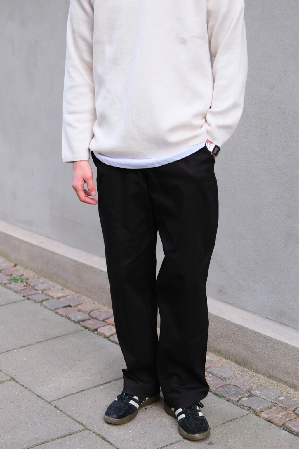 Chino Wide - Zwart