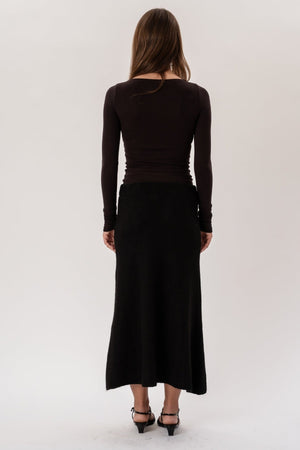Nova Gebreide Rok - Zwart