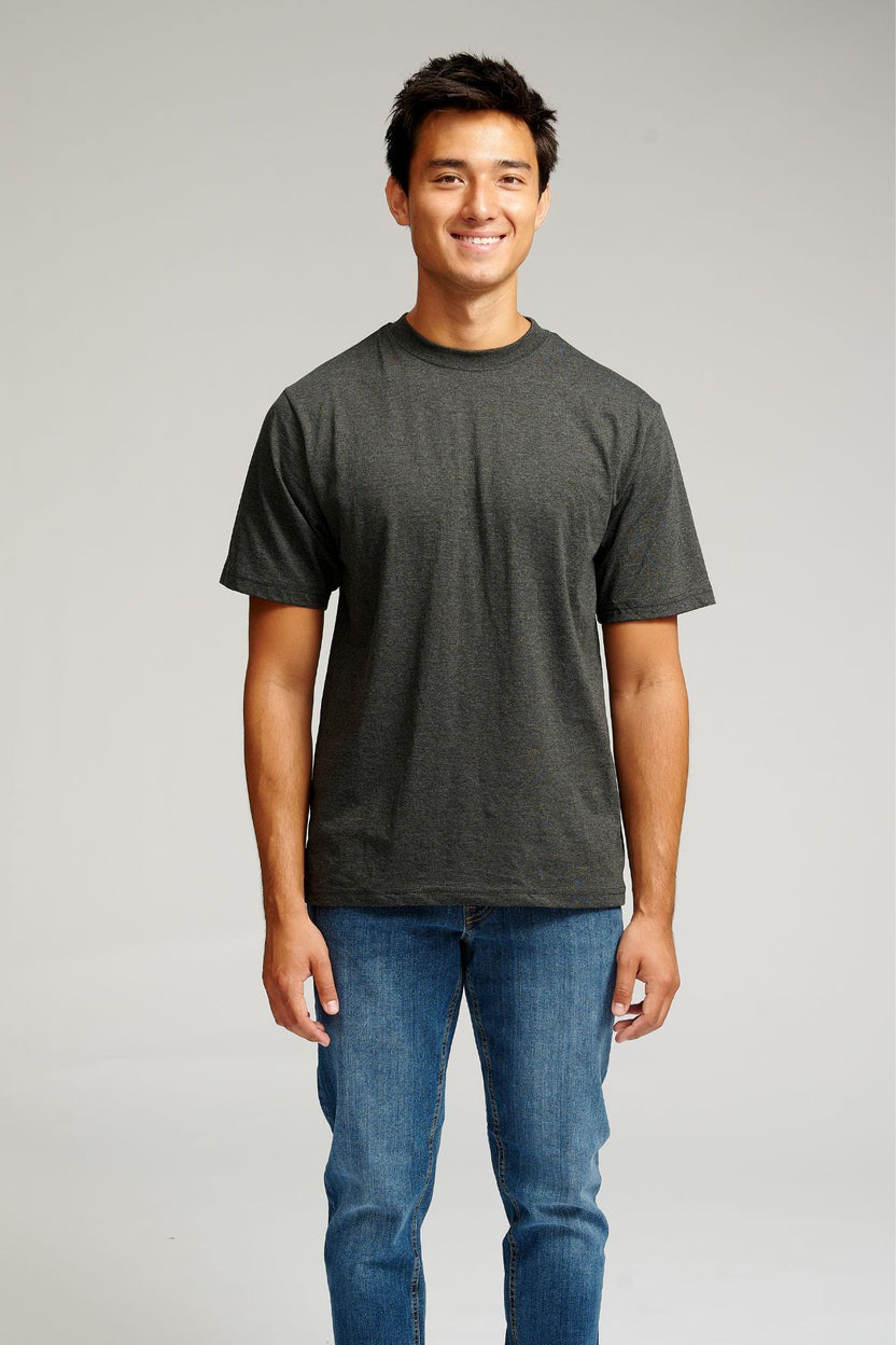 Oversized T-shirt-zwart-grijs