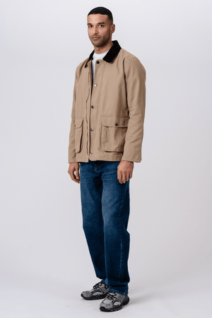 Twill -jas - donker zand
