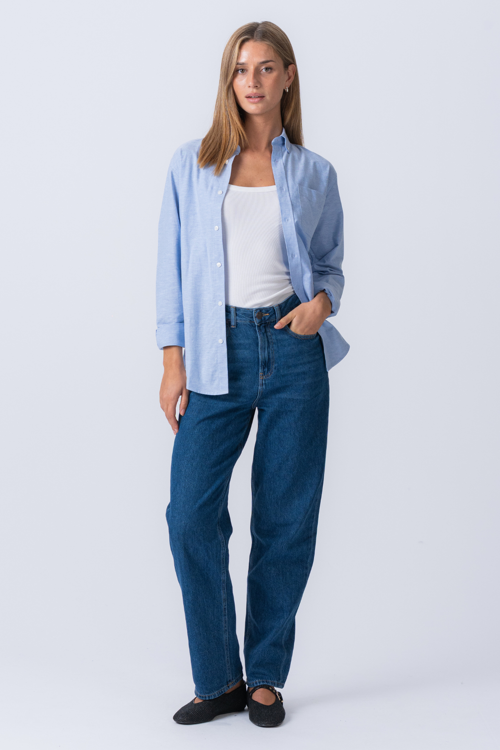 Vriendje Oxford Shirt - lichtblauw