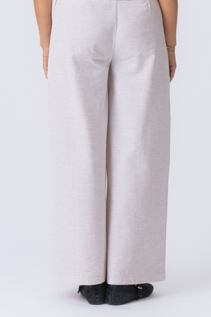 Melissa breed Pants - lichtgrijs