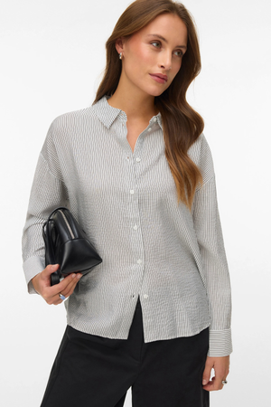 Kaja Ls Shirt - Sneeuwwitje Amanda Black